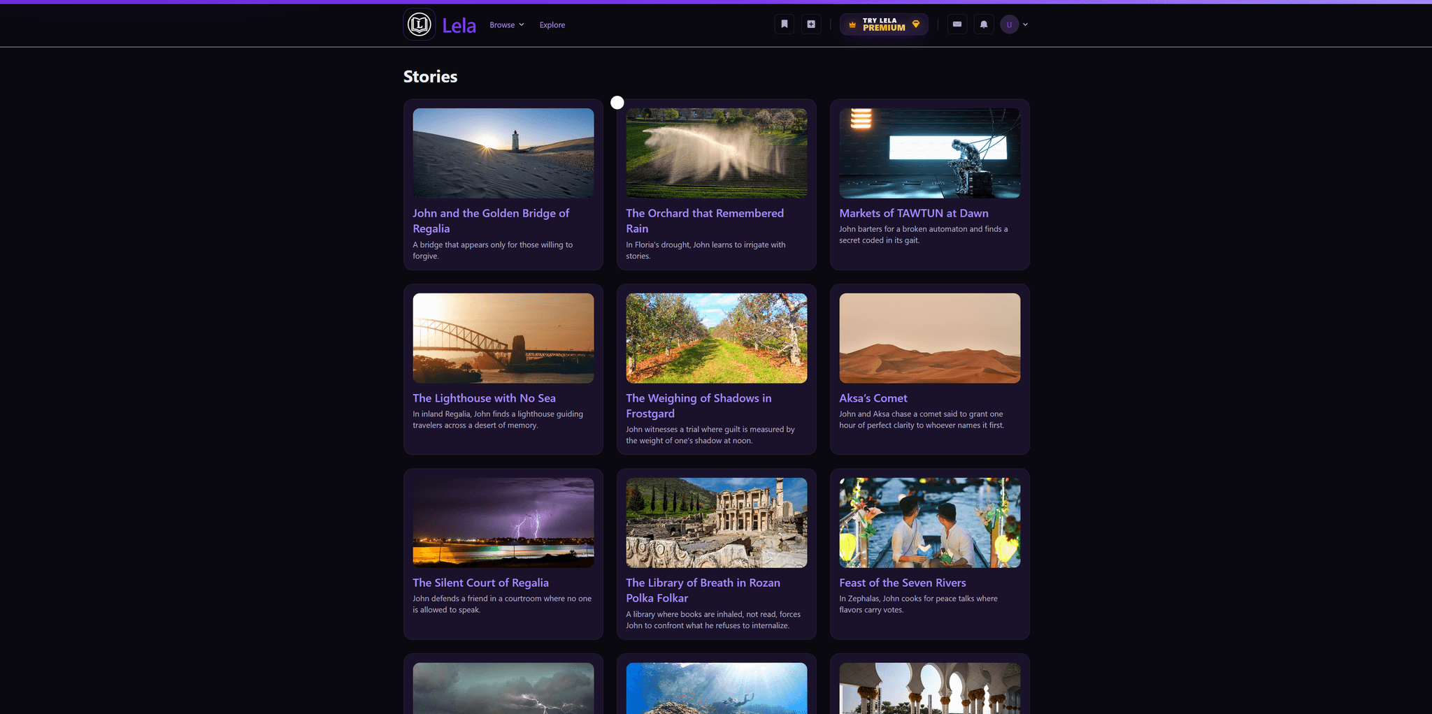 LELA: Story Sharing Platform